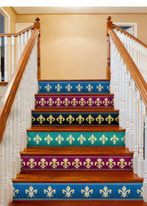 Colorful Decorative Stair Riser